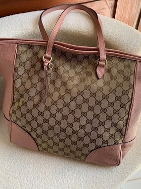 Authentic GG Guccissima Gucci Large Bree Tote